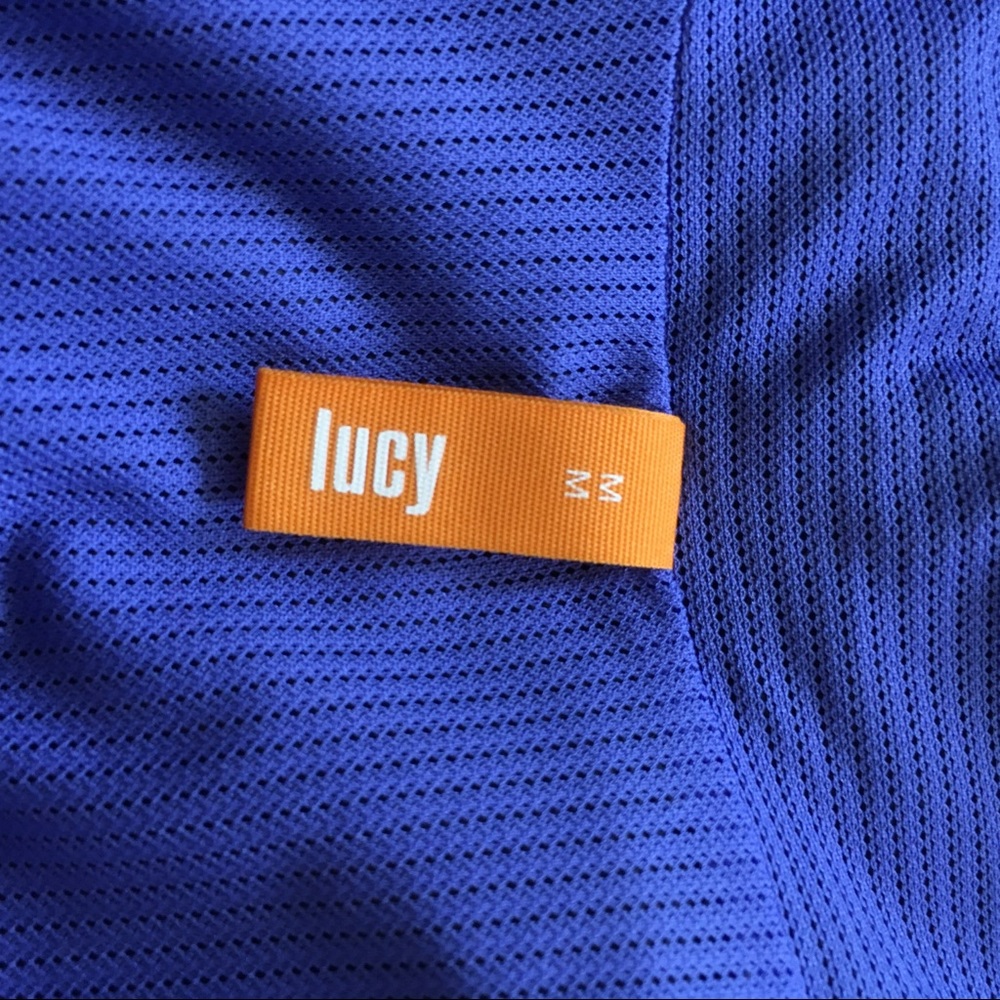 NWOT Lucy Dark Gray Windbreaker with Purple Trim - Picture 7 of 8